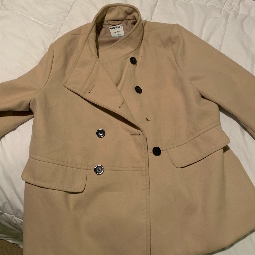 Old navy beige peacoat